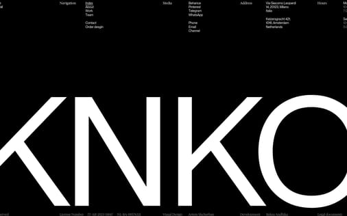 Footer section preview