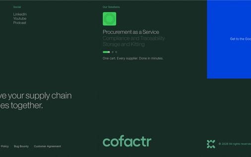 Footer section preview