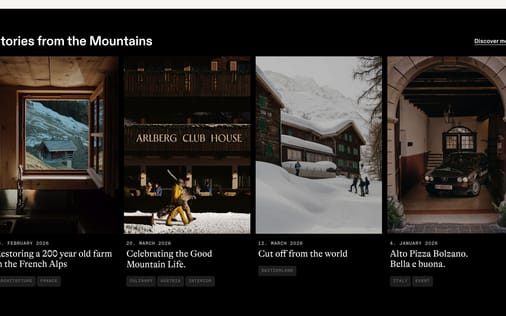 Blog section preview