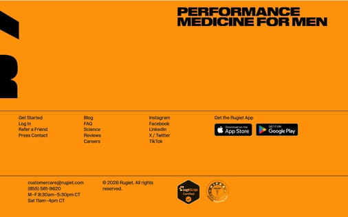 Footer section preview