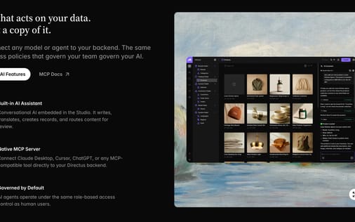 Feature section preview