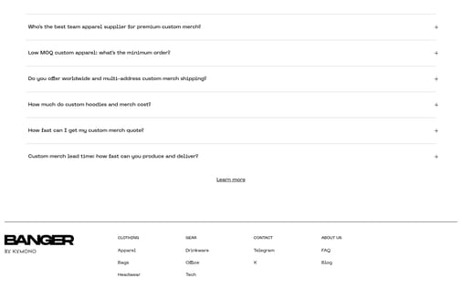 Value Proposition section preview