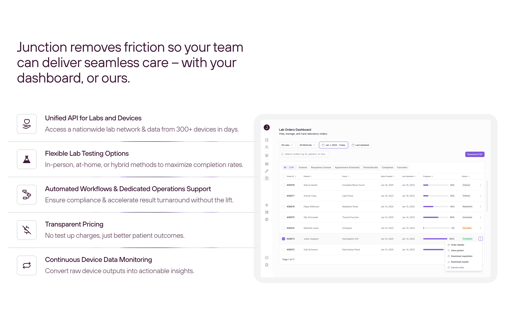Features section preview