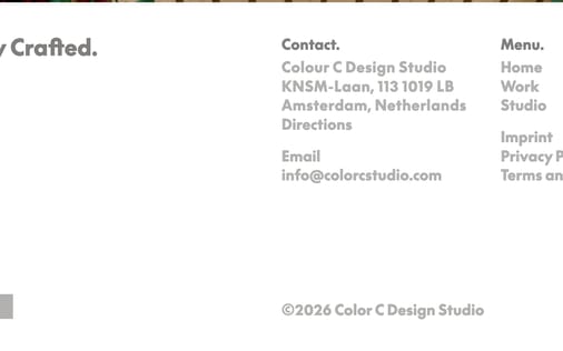 Footer section preview