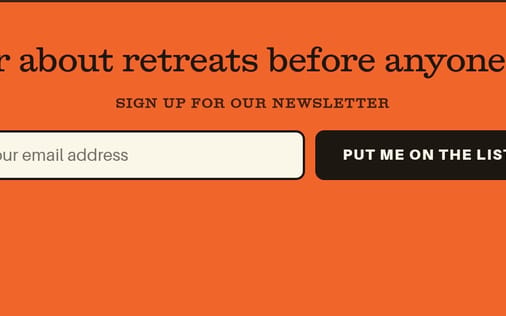 Footer section preview