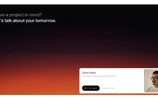 Contact section preview
