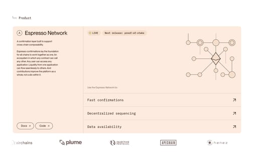 Features section preview