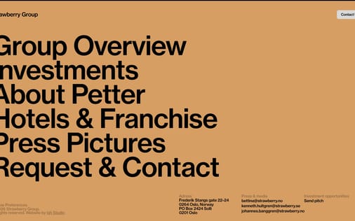 Footer section preview
