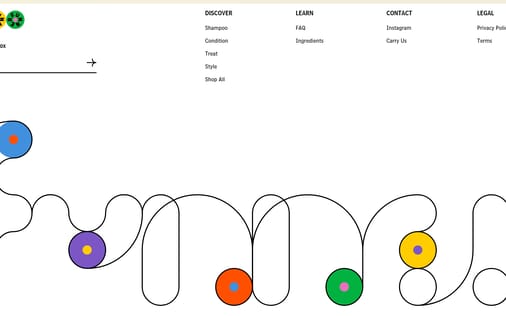 Footer section preview