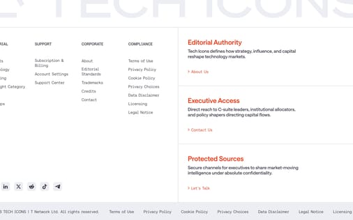 Footer section preview