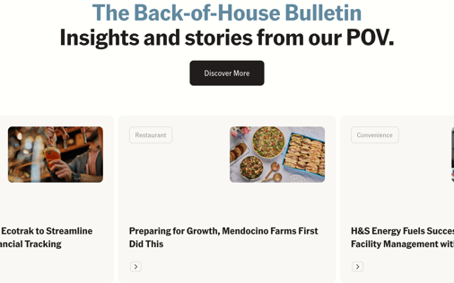 Articles section preview