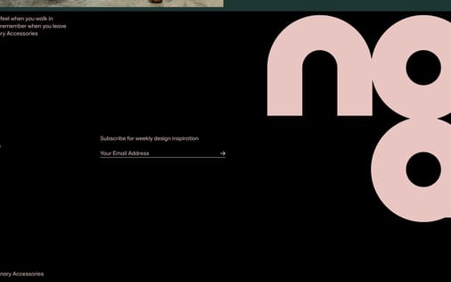 Footer section preview