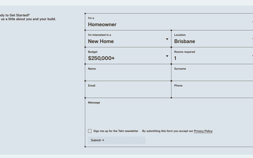 Contact section preview