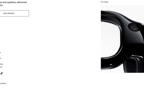 Footer section preview