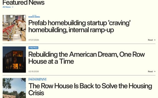 Blog section preview
