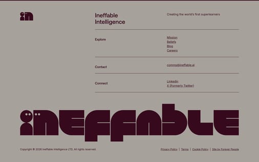 Footer section preview