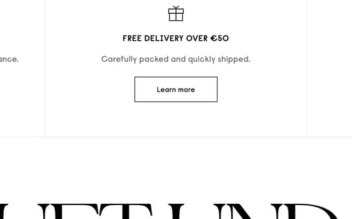 Feature section preview