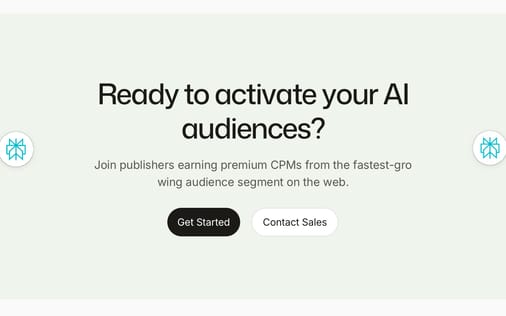Call to Action section preview