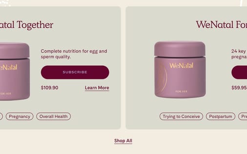 Pricing section preview