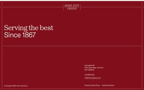 Footer section preview