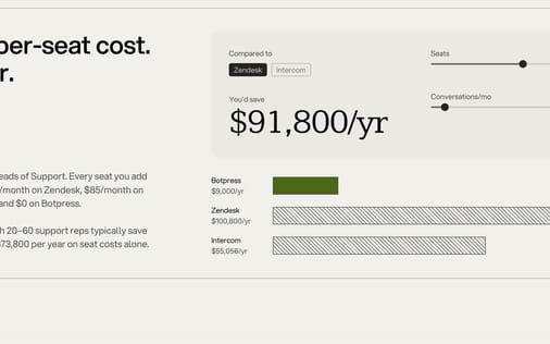 Pricing section preview