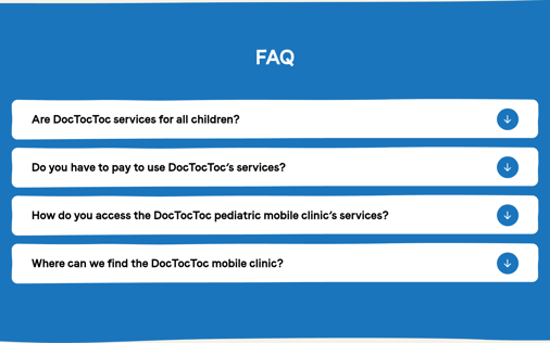 FAQ section preview