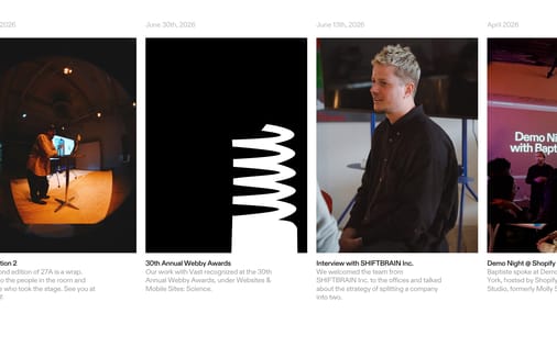 Blog section preview
