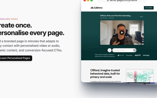 Feature section preview