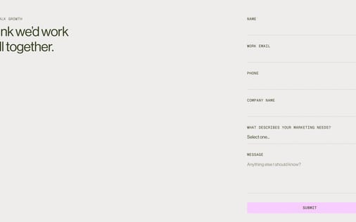 Contact section preview