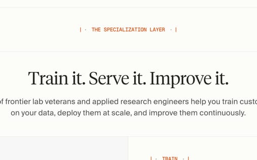 Value Proposition section preview
