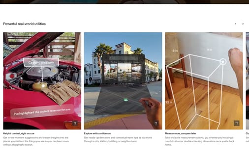 Feature section preview