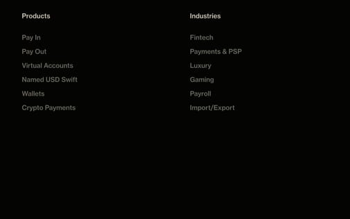Footer section preview