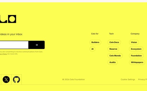 Footer section preview