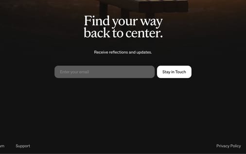 Footer section preview