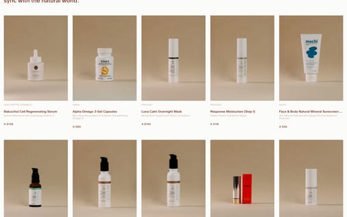 Gallery section preview