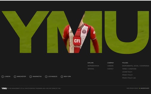 Footer section preview