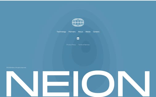 Footer section preview