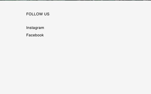 Footer section preview