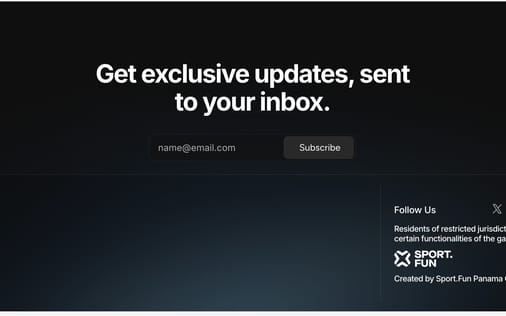 Footer section preview