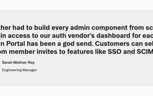 Testimonials section preview