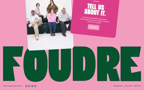 Footer section preview