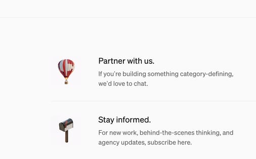 Contact section preview
