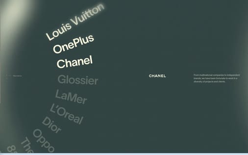 Brand section preview
