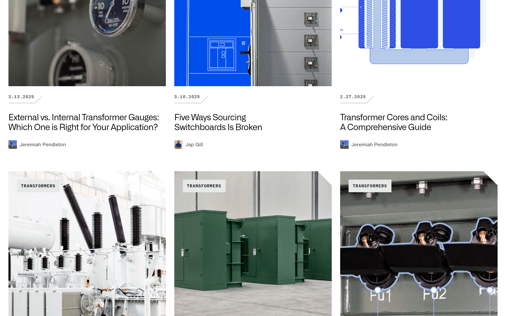 Articles section preview