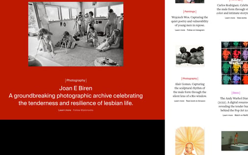 Gallery section preview