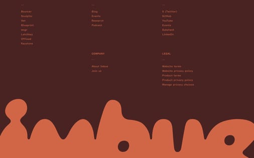 Footer section preview