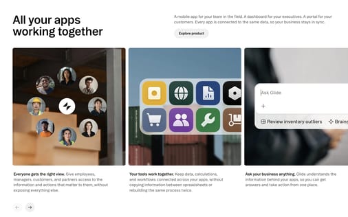 Feature section preview