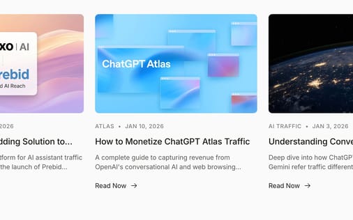 Blog section preview