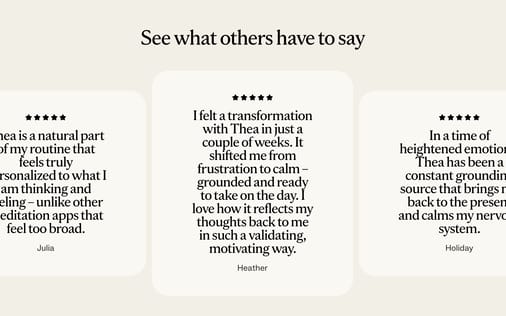 Testimonial section preview
