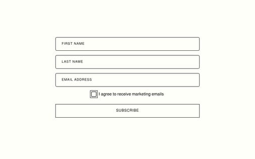 Newsletter section preview